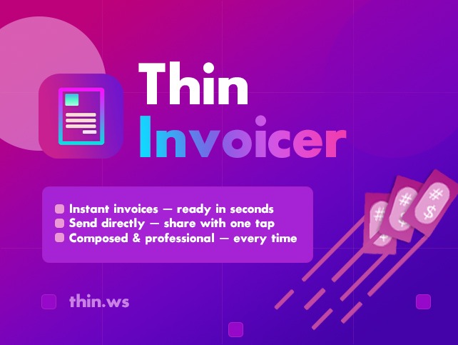 Professional invoice dashboard